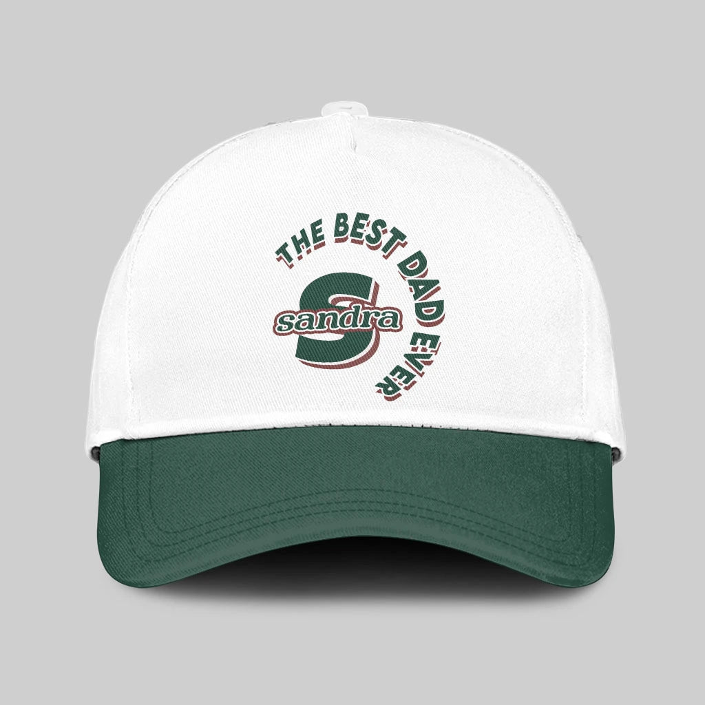 The Best Dad Ever Custom Name Cap SOFIA 13K1 C35PF