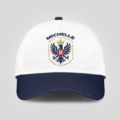Built Different Born Legendary Elegant Blue And White Cap MICHELLE 13K1 C76PF