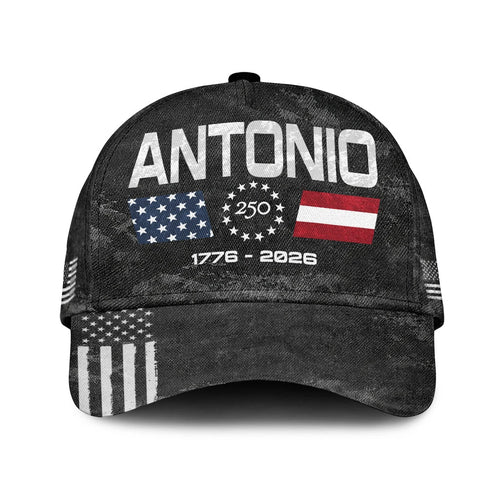 ANTONIO 13K1-C13PF 250th Anniversary Patriotic Baseball Cap 1776–2026