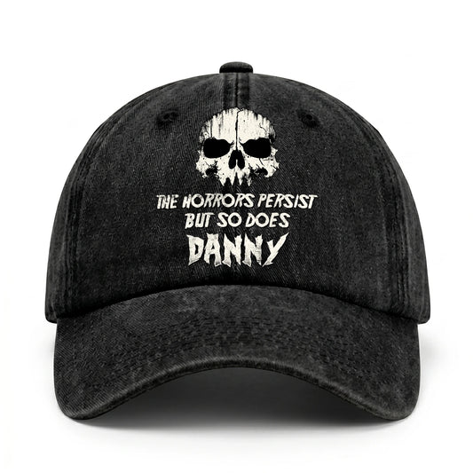 The Horrors Persist But So Does Your Name Cool Skull Washed Cap DANNY 13K1 C134PF
