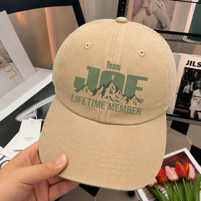 Team Your Name Lifetime Member Mountain Cap JOE 13K1 C58PF