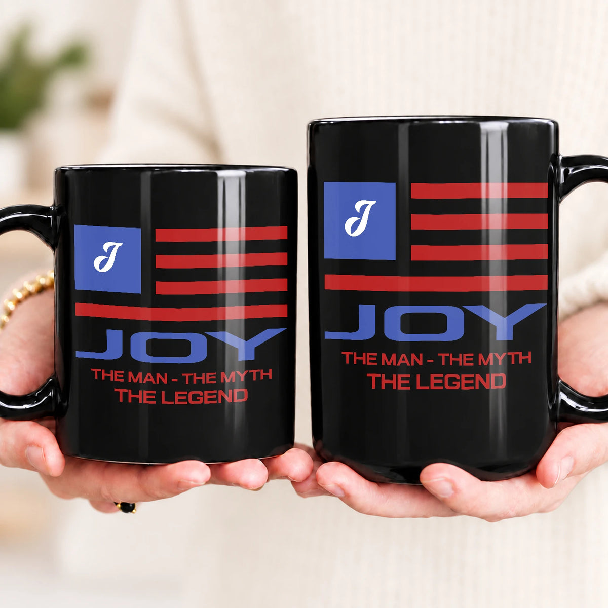 The Man The Myth The Legend American Flag Mug JOY 13K1 MG18