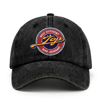 Built Different Born Legendary Logo Washed Cap TOP 13K1 C65PF