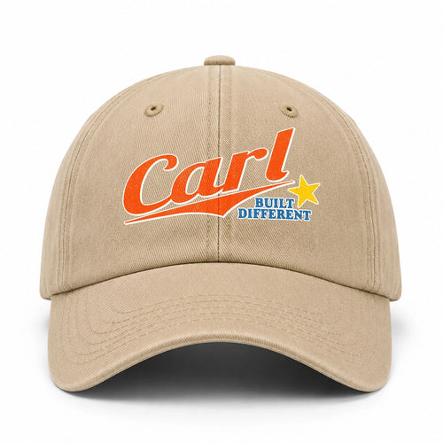 Your Name Built Different Logo Washed Cap CARL 13K1 C56PF