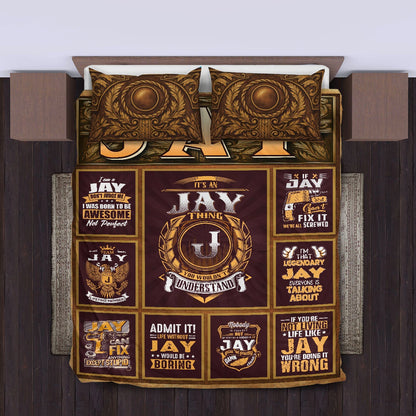 JAY Limited Edition Personalized Bedding Set 13K1-BS3