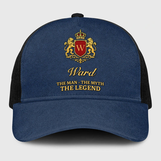 The Man The Myth The Legend Royal Blue Mesh Cap WARD 13K1 C187PF