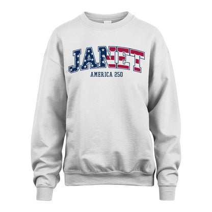 JANET 13K1-555 America 250 Personalized