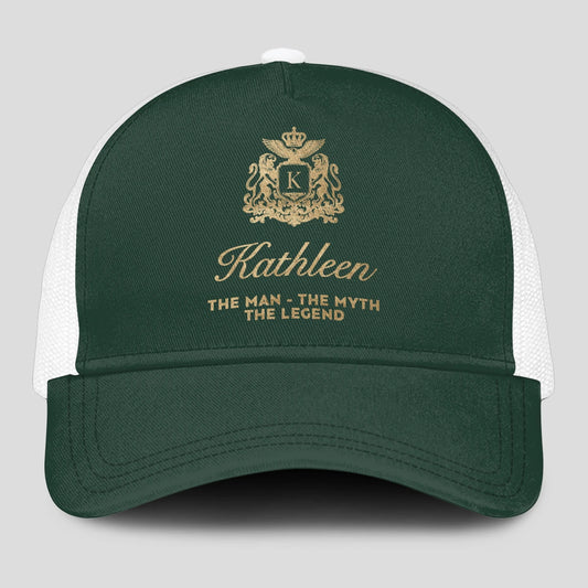The Man The Myth The Legend Sage Green Mesh Cap KATHLEEN 13K1 C192PF