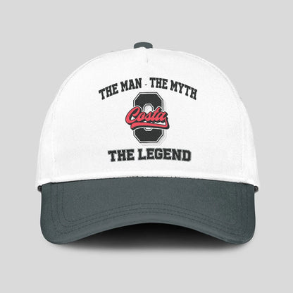 The Man The Myth The Legend Custom Initial Letter And Name Cap COSTA 13K1 C38PF