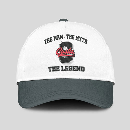 The Man The Myth The Legend Custom Initial Letter And Name Cap COSTA 13K1 C38PF