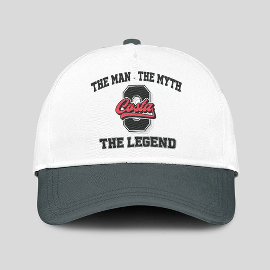 The Man The Myth The Legend Custom Initial Letter And Name Cap COSTA 13K1 C38PF