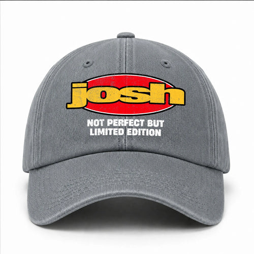 Your Name Not Perfect But Limited Edition Red Logo Washed Cap JOSH 13K1 C84PF