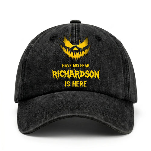Have No Fear Your Name Is Here Jack O' Lantern Washed Cap RICHARDSON 13K1 C135PF