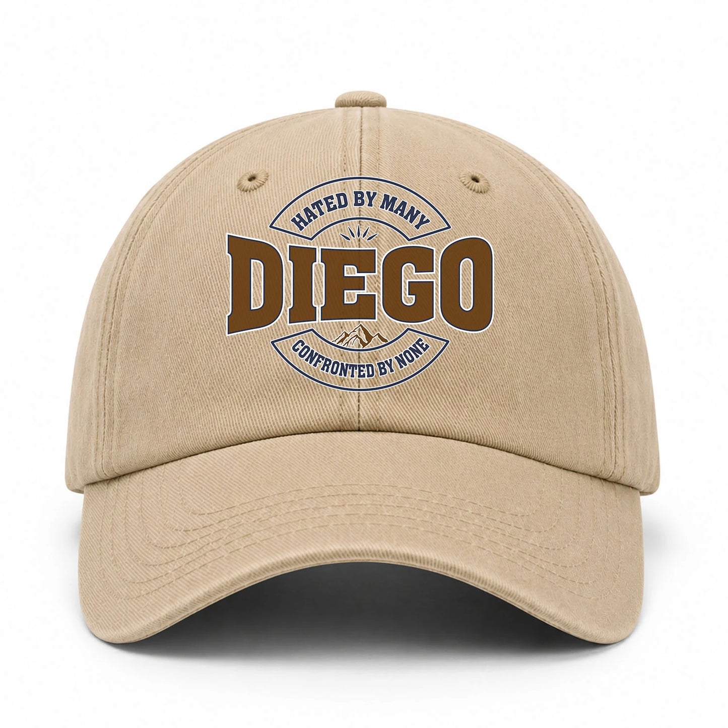Hated By Many Confronted By None Washed Cap DIEGO 13K1 C36PF