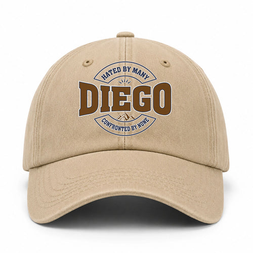 Hated By Many Confronted By None Washed Cap DIEGO 13K1 C36PF