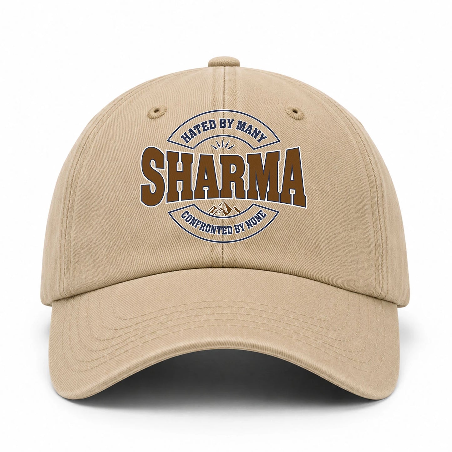Hated By Many Confronted By None Washed Cap SHARMA 13K1 C36PF