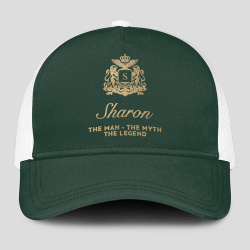 The Man The Myth The Legend Sage Green Mesh Cap SHARON 13K1 C192PF