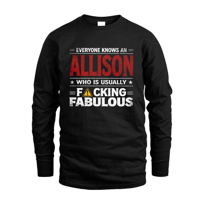 ALLISON 13K1-565 Everyone Know A/An Name Who Is Usually...