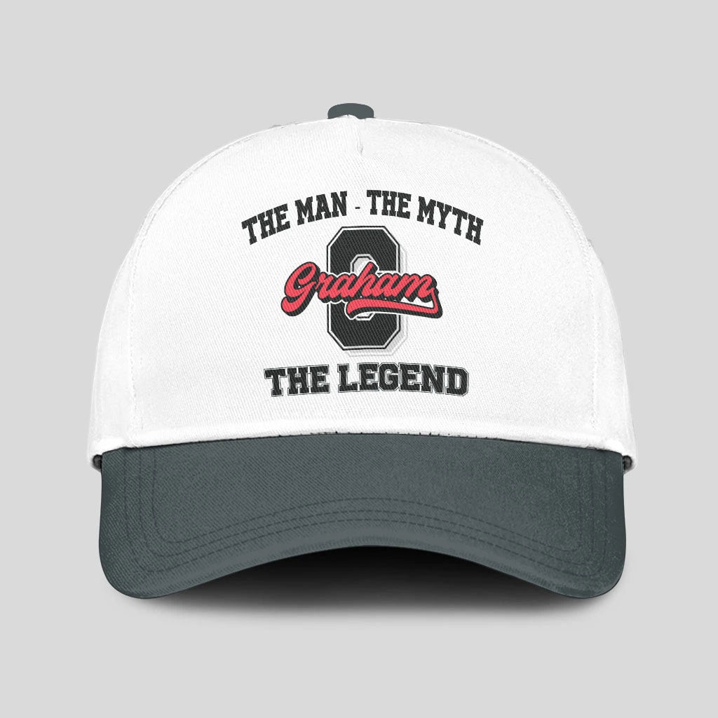 The Man The Myth The Legend Custom Initial Letter And Name Cap GRAHAM 13K1 C38PF