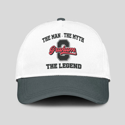 The Man The Myth The Legend Custom Initial Letter And Name Cap GRAHAM 13K1 C38PF