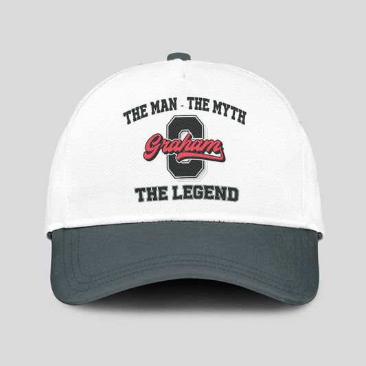 The Man The Myth The Legend Custom Initial Letter And Name Cap GRAHAM 13K1 C38PF