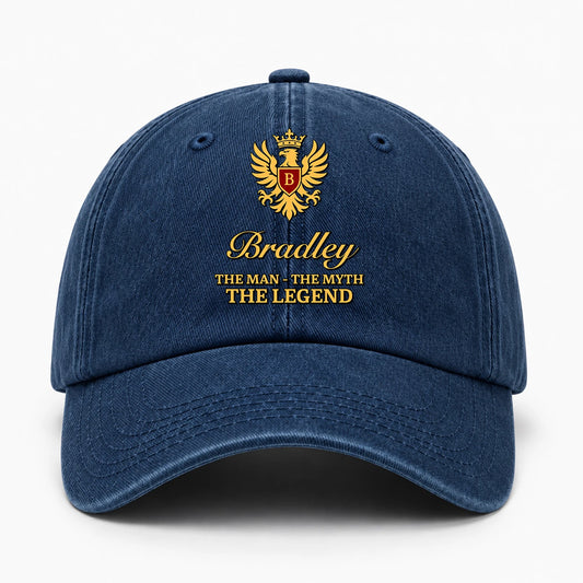 The Man The Myth The Legend King Eagle Washed Cap BRADLEY 13K1 C149PF
