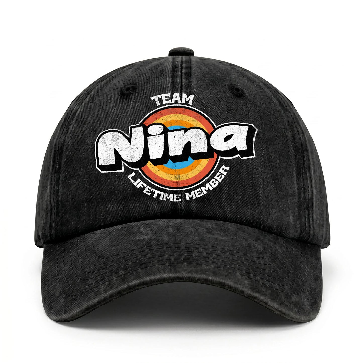 Team Your Name Lifetime Member Logo Cap NINA 13K1 C66PF