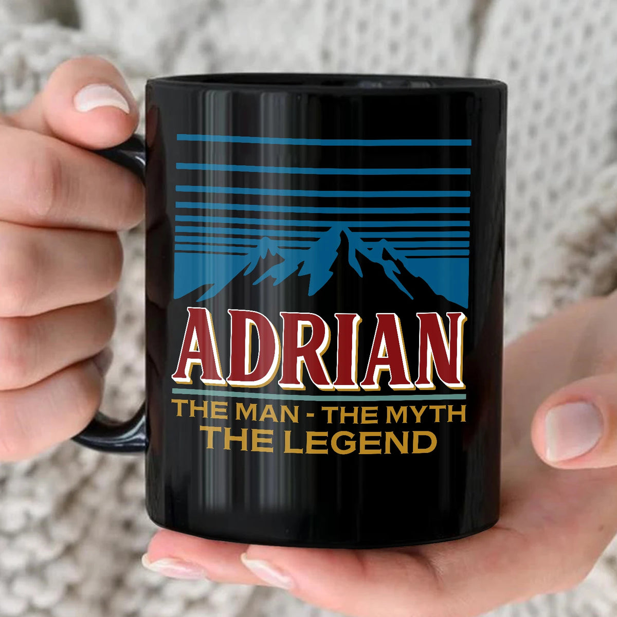 The Man The Myth The Legend Mountain Mug ADRIAN 13K1 MG04