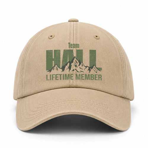 Team Your Name Lifetime Member Mountain Cap HALL 13K1 C58PF