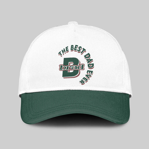 The Best Dad Ever Custom Name Cap BRAD 13K1 C35PF