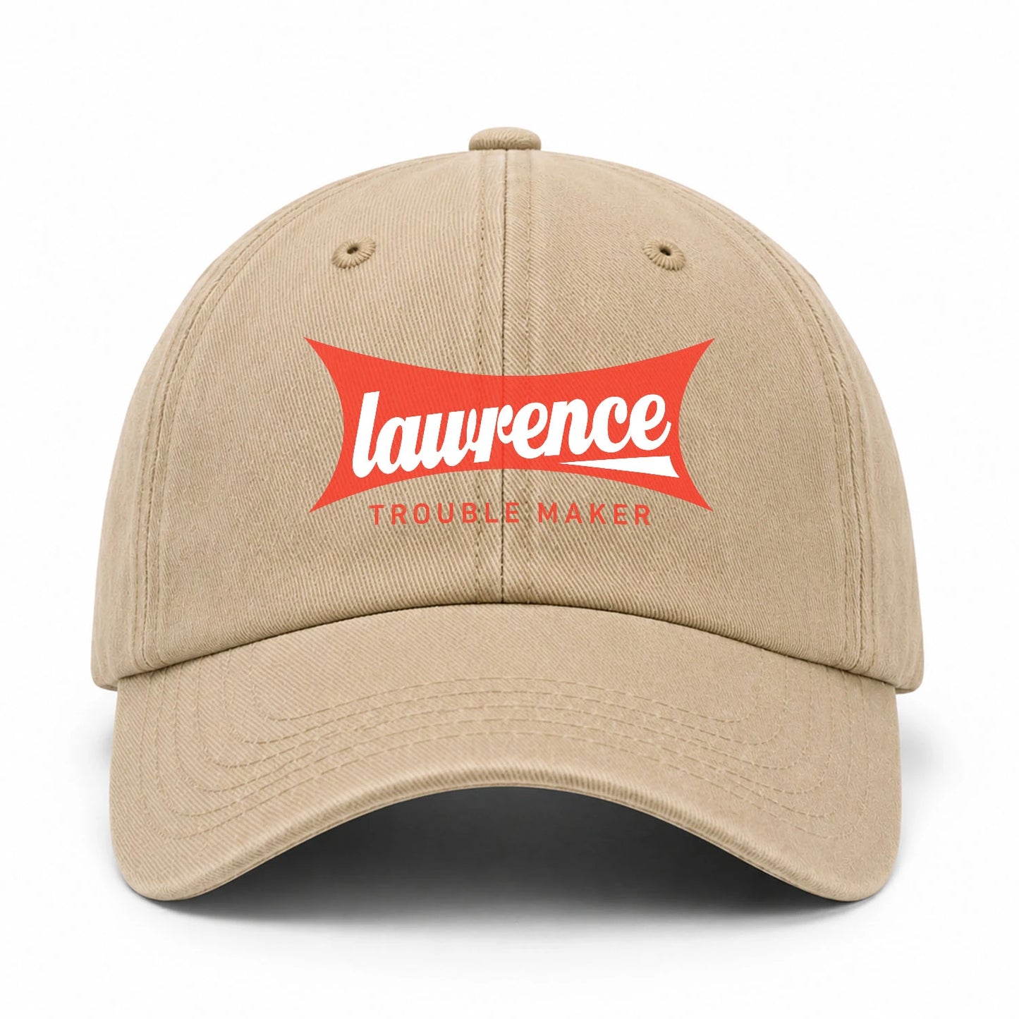 Trouble Maker Red Logo Washed Cap LAWRENCE 13K1 C78PF