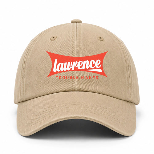 Trouble Maker Red Logo Washed Cap LAWRENCE 13K1 C78PF