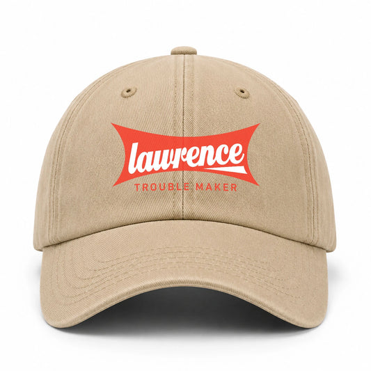 Trouble Maker Red Logo Washed Cap LAWRENCE 13K1 C78PF