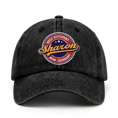 Built Different Born Legendary Logo Washed Cap SHARON 13K1 C65PF