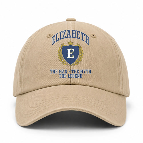 The Man The Myth The Legend Luxury Logo Cap ELIZABETH 13K1 C34PF