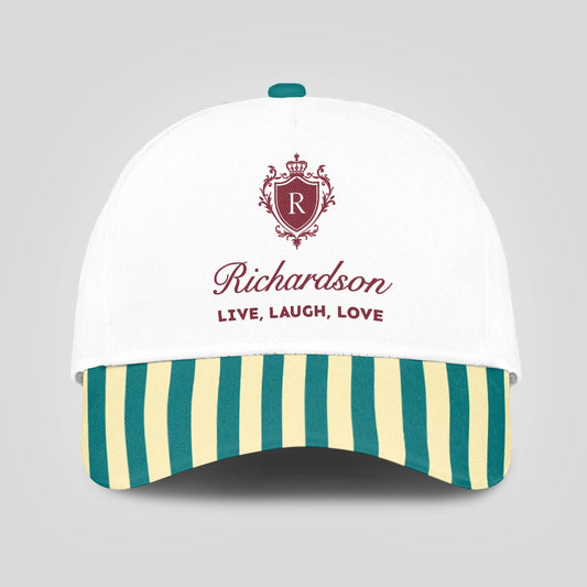 Live Laugh Love Green And Yellow Royal Cap RICHARDSON 13K1 C122PF
