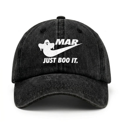 Just Boo It Halloween Washed Cap MAR 13K1 C83PF
