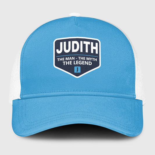 The Man The Myth The Legend Light Blue Mesh Cap JUDITH 13K1 C190PF