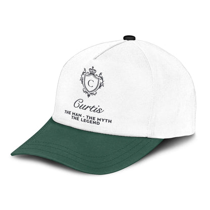 The Man The Myth The Legend Beautiful Green And White Cap CURTIS 13K1 C171PF