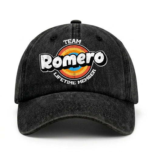 Team Your Name Lifetime Member Logo Cap ROMERO 13K1 C66PF