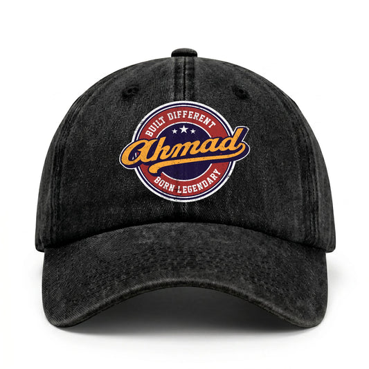 Built Different Born Legendary Logo Washed Cap AHMAD 13K1 C65PF