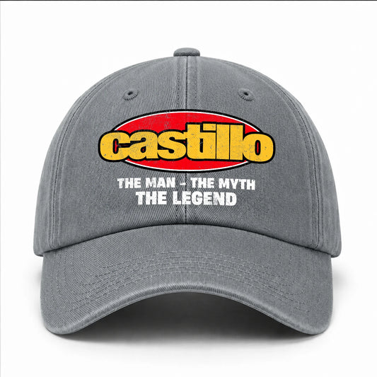 The Man The Myth The Legend Vintage Logo Washed Cap CASTILLO 13K1 C162PF