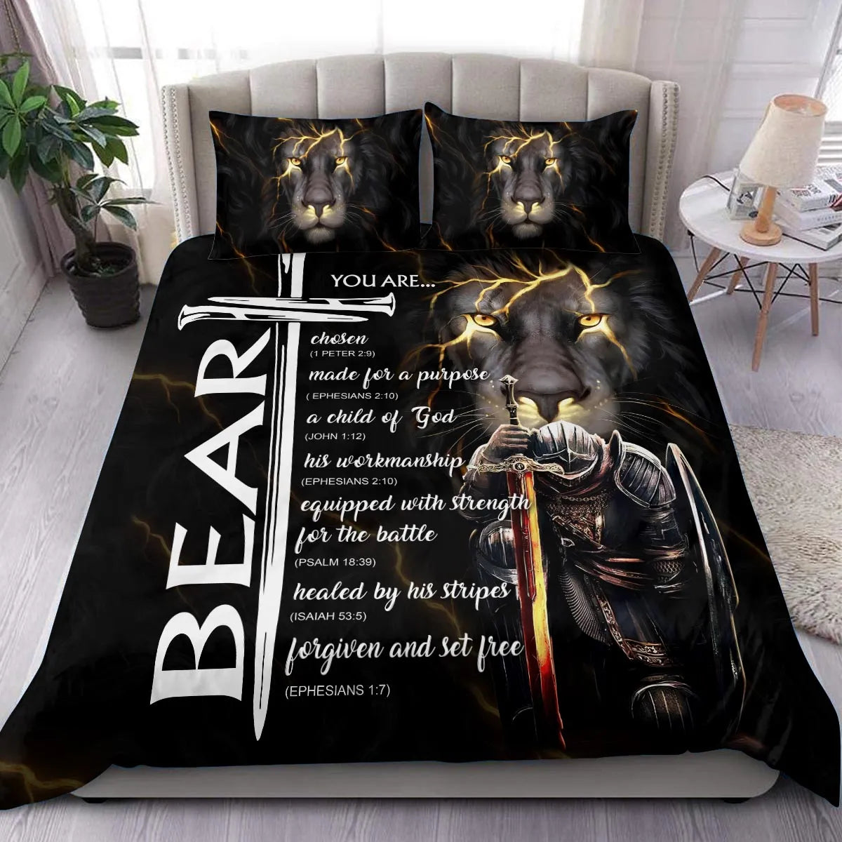 BEAR Limited Edition Personalized Bedding Set 13K1-BS1