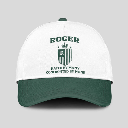 Hated By Many Confronted By None Luxury Logo Cap ROGER 13K1 C41PF