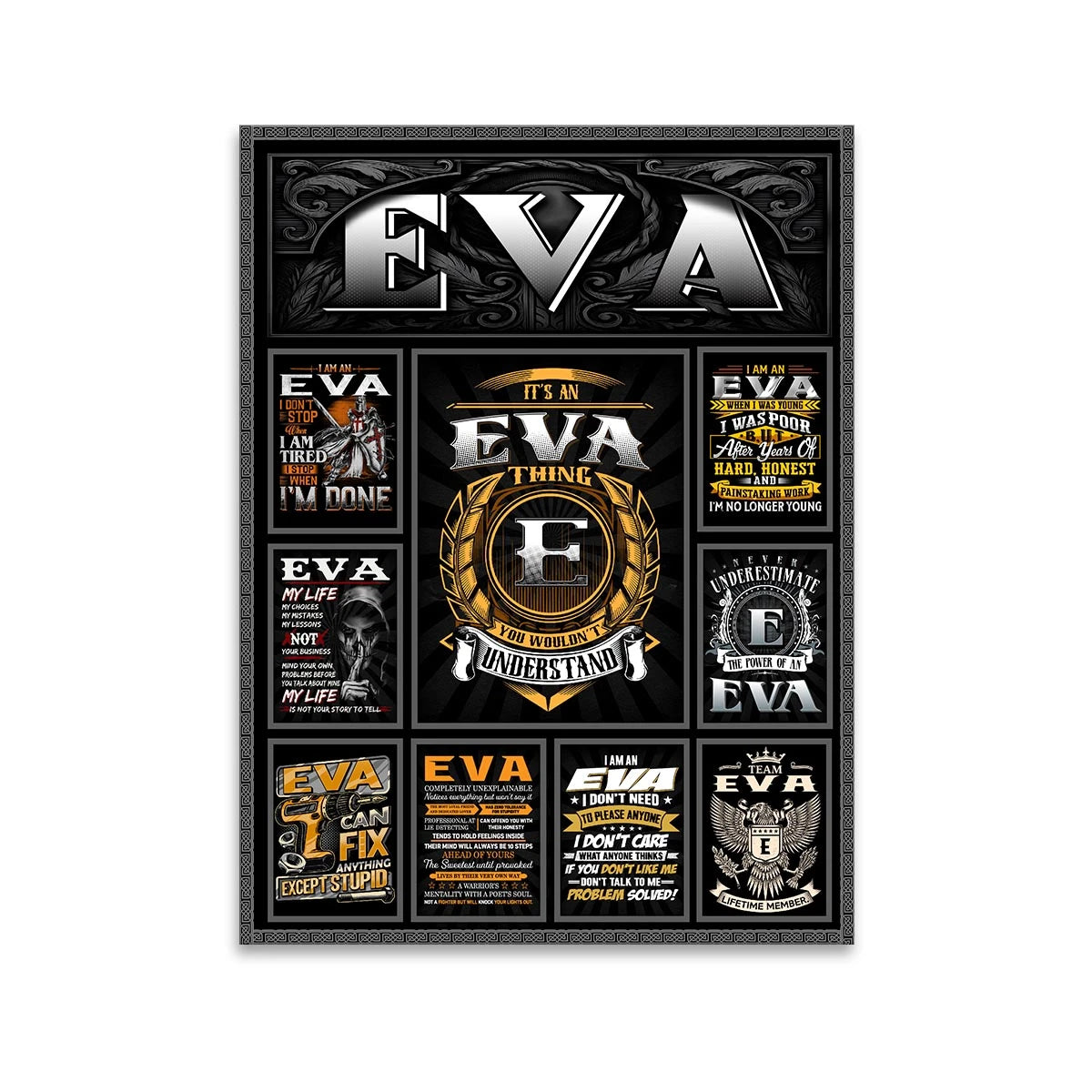 EVA Personalized Sponge Floor Mat – Custom Printed Home Decor 13K1-AR2