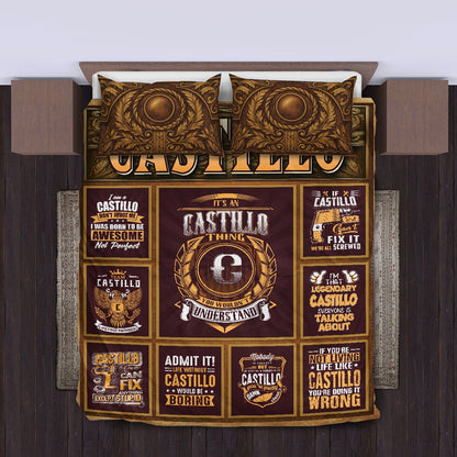 CASTILLO Limited Edition Personalized Bedding Set 13K1-BS3