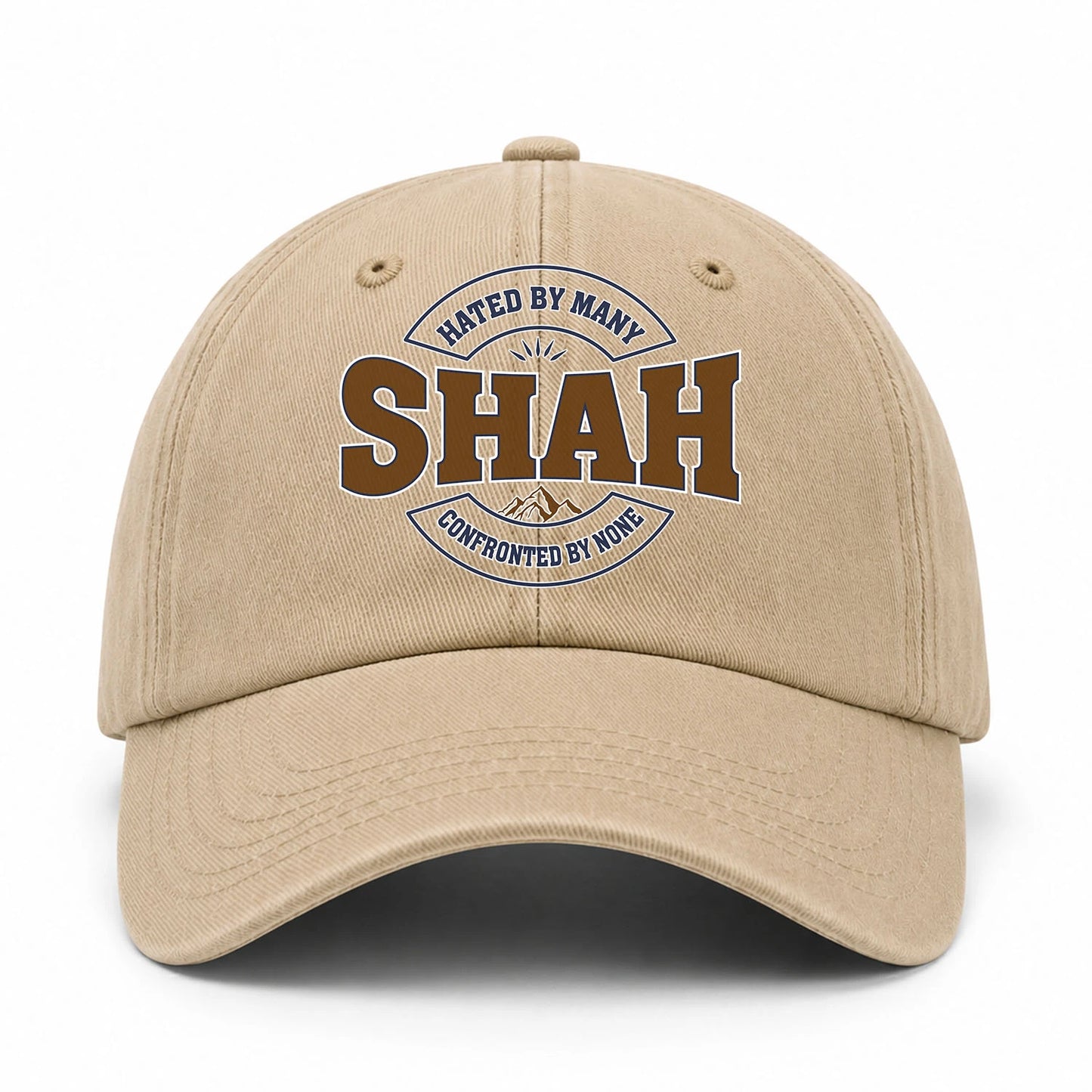 Hated By Many Confronted By None Washed Cap SHAH 13K1 C36PF