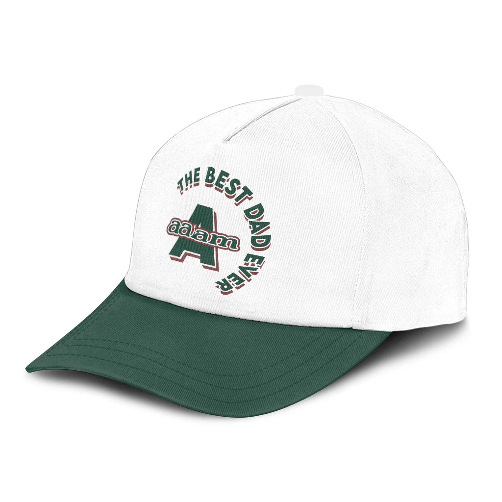 The Best Dad Ever Custom Name Cap MAR 13K1 C35PF