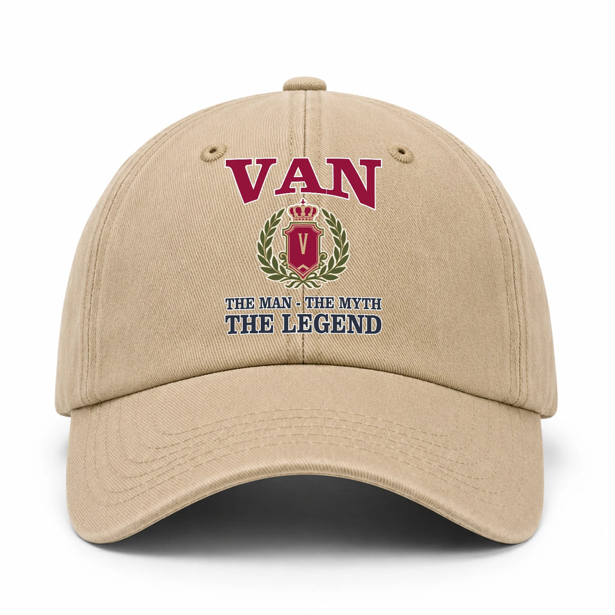 The Man The Myth The Legend Royal Khaki Cap VAN 13K1 C116PF