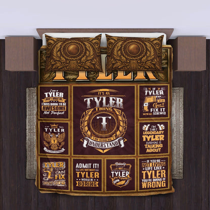 TYLER Limited Edition Personalized Bedding Set 13K1-BS3